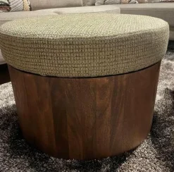 Tower Living Hocker Ossana - stof Yoko 6 met opbergruimte – Ø 60 Best