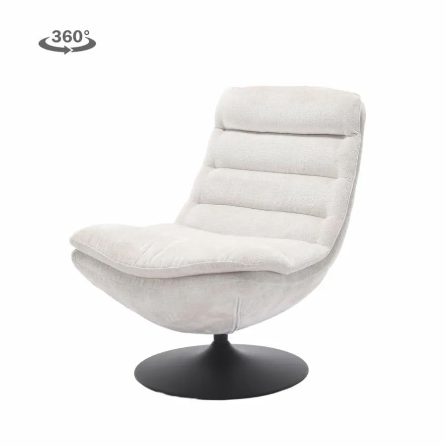 Tower Living Marano Fauteuil - Harmony 02 almond white (draaibaar) Online