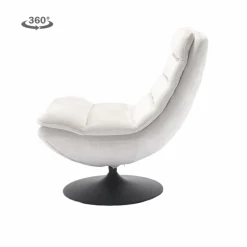 Tower Living Marano Fauteuil - Harmony 02 almond white (draaibaar) Online