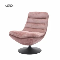 Tower Living Marano Fauteuil - Harmony 63 peachy pink (draaibaar) Outlet