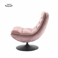 Tower Living Marano Fauteuil - Harmony 63 peachy pink (draaibaar) Outlet