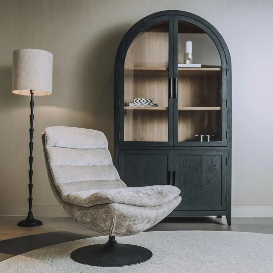 Tower Living Marano Fauteuil - Harmony 04 ice grey (draaibaar) Outlet