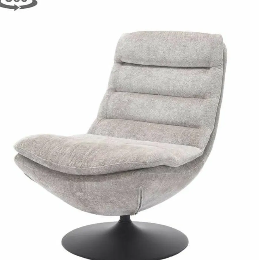 Tower Living Marano Fauteuil - Harmony 04 ice grey (draaibaar) Outlet