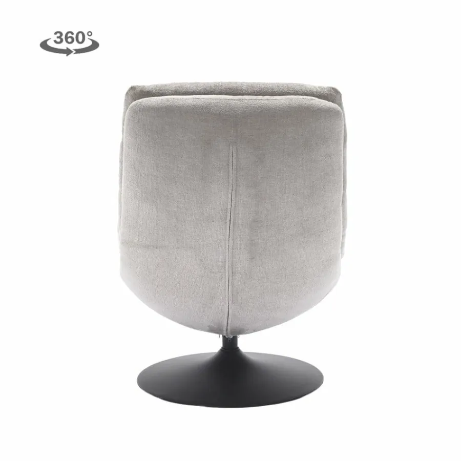 Tower Living Marano Fauteuil - Harmony 04 ice grey (draaibaar) Outlet