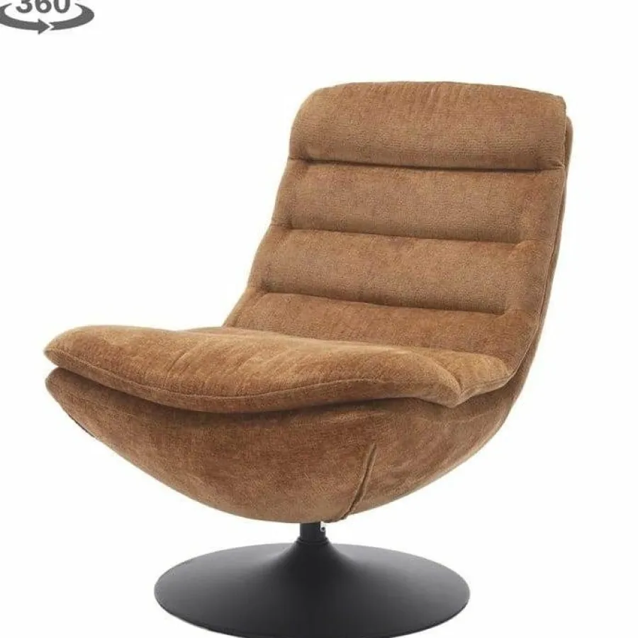 Tower Living Marano Fauteuil - Harmony 56 caramel brown (draaibaar) Sale