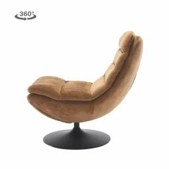 Tower Living Marano Fauteuil - Harmony 56 caramel brown (draaibaar) Sale