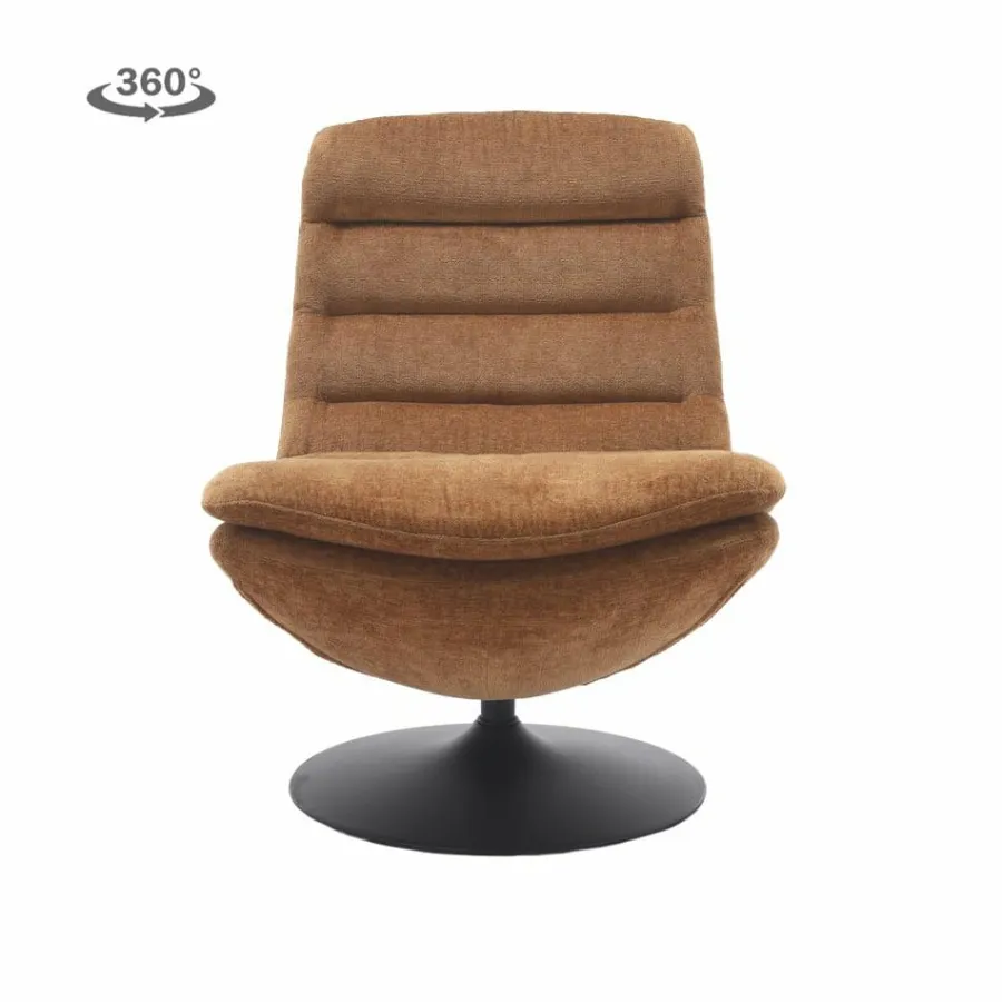 Tower Living Marano Fauteuil - Harmony 56 caramel brown (draaibaar) Sale