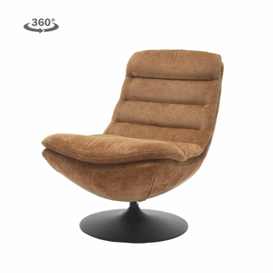 Tower Living Marano Fauteuil - Harmony 56 caramel brown (draaibaar) Sale