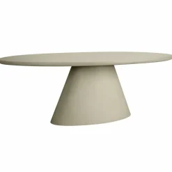 Tower Living Mello Eetkamertafel ovaal beige 220 cm showroommodel Clearance