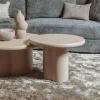 Tower Living Melzo Bijzettafel rond beige 60 cm Hot