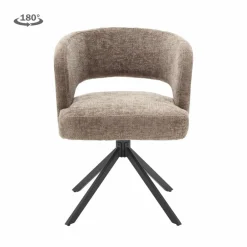 Tower Living Mura Armstoel - fabric Haga 39 cappuccino (draaibaar) Discount