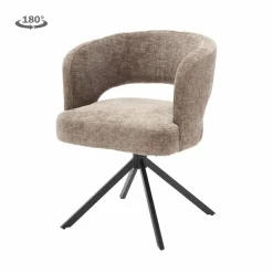 Tower Living Mura Armstoel - fabric Haga 39 cappuccino (draaibaar) Discount