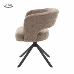 Tower Living Mura Armstoel - fabric Haga 39 cappuccino (draaibaar) Discount
