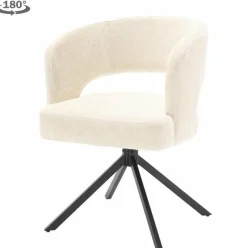 Tower Living Mura Armstoel - fabric Haga 23 pearl (draaibaar) Hot