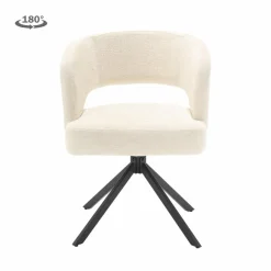 Tower Living Mura Armstoel - fabric Haga 23 pearl (draaibaar) Hot
