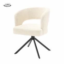 Tower Living Mura Armstoel - fabric Haga 23 pearl (draaibaar) Hot