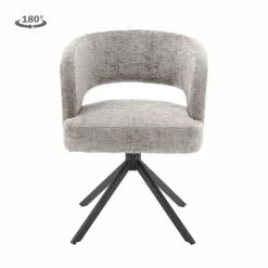 Tower Living Mura Armstoel - fabric Haga 09 silver (draaibaar) Discount