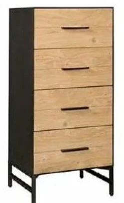 Tower Living Opbergkast Lido 55 cm - 4 lades New