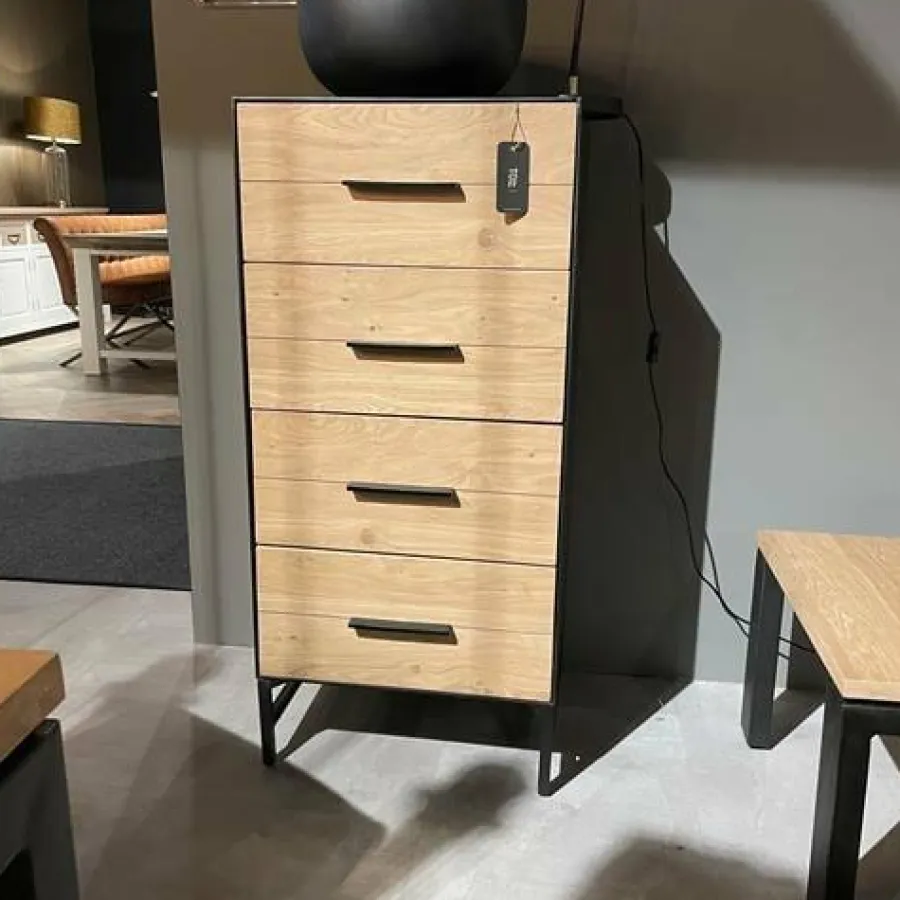 Tower Living Opbergkast Lido 55 cm - 4 lades New