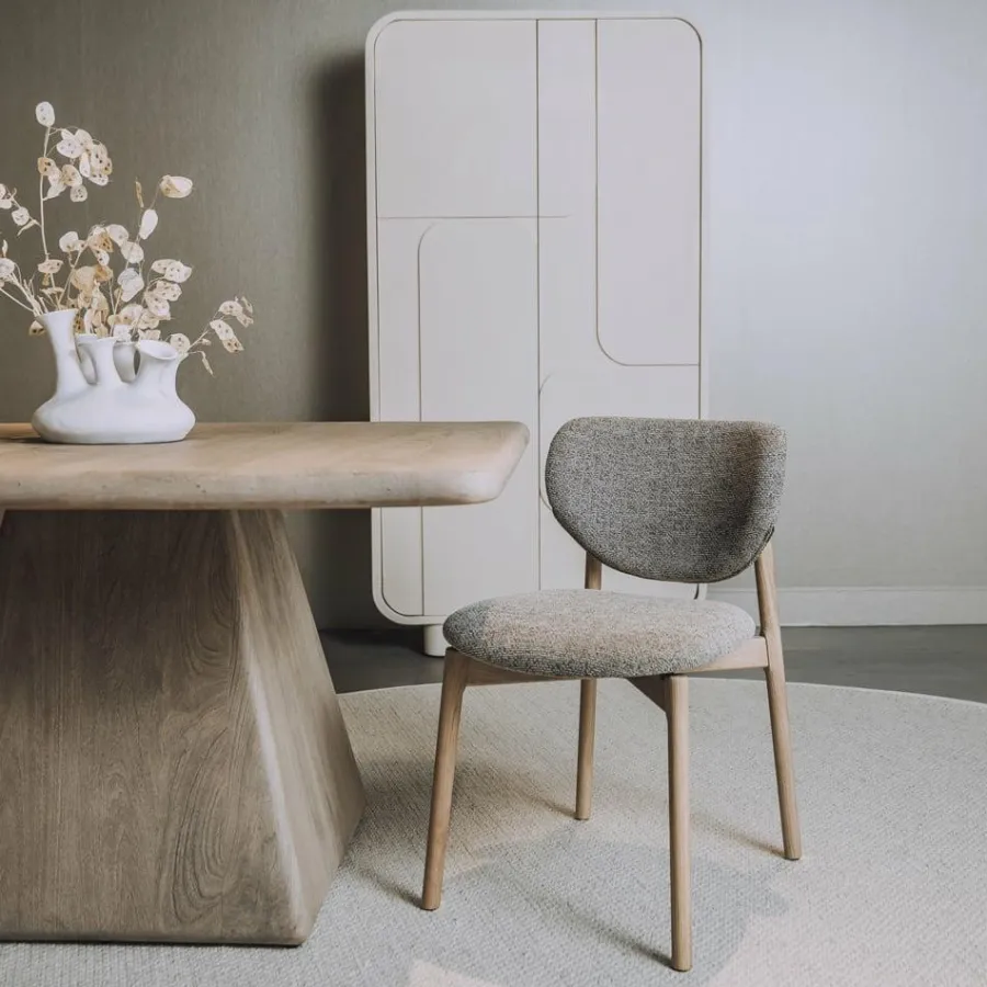 Tower Living Pimonte Stoel - fabric Sahara 400 espresso Clearance