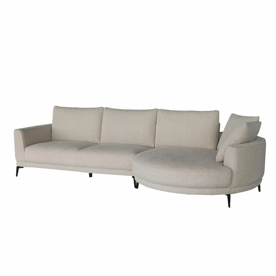 Tower Living Prescot 2 5-AL + Chaise R - Sahara 120 beige
