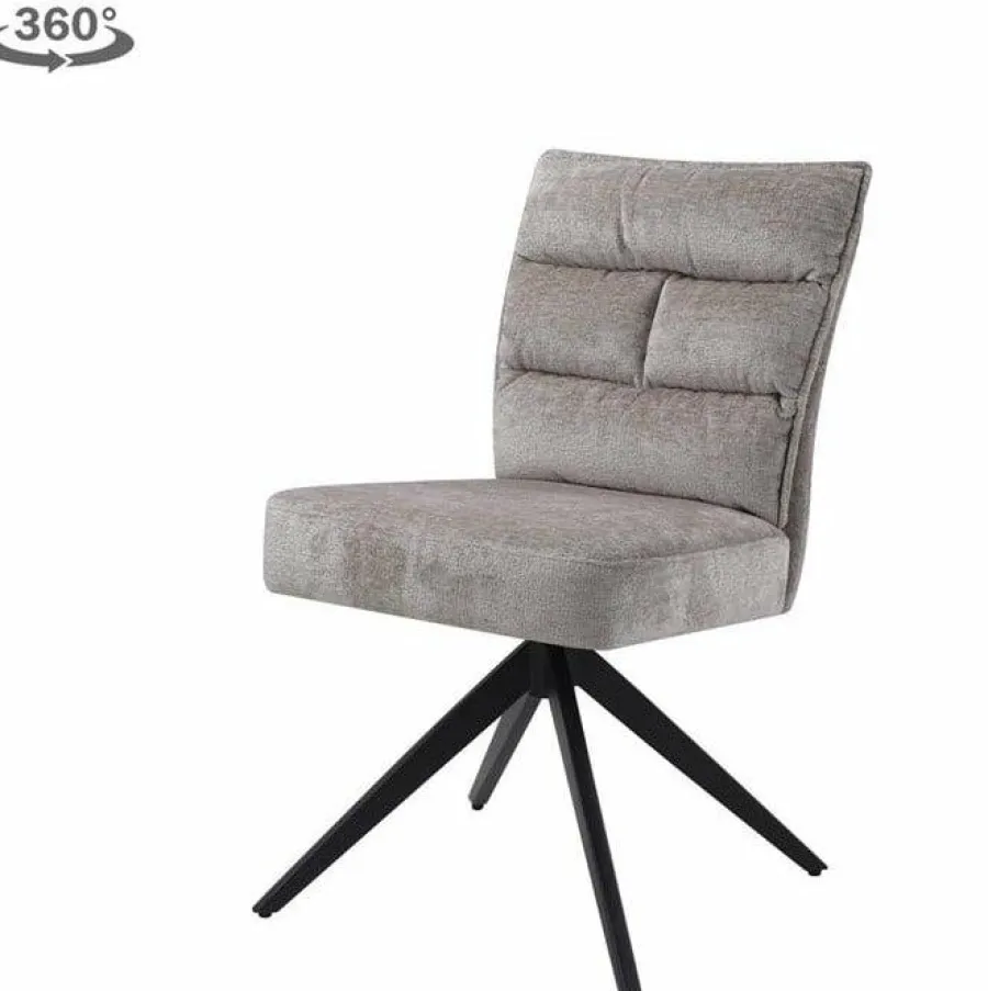 Tower Living Rosora Stoel - HZ6068-04 beige (draaibaar) Clearance