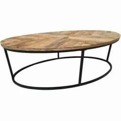 Tower Living Salontafel ovaal Viola mango 135x75x40 – naturel Discount