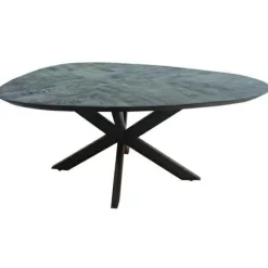 Tower Living Salontafel Pianella eivormig - 130x80 – zwart Clearance