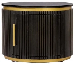 Tower Living Salontafel Rivello met opbergruimte 1 deur - Ø 80 Outlet