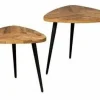 Tower Living Salontafel set van 2 Viola triangle 60/50 – naturel Hot