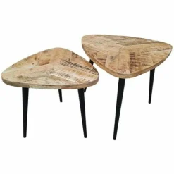 Tower Living Salontafel set van 2 Viola triangle 60/50 – naturel Hot