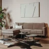Tower Living Showroommodel - Bank Derby 2,5 zits met chaise longue links / rechts Discount