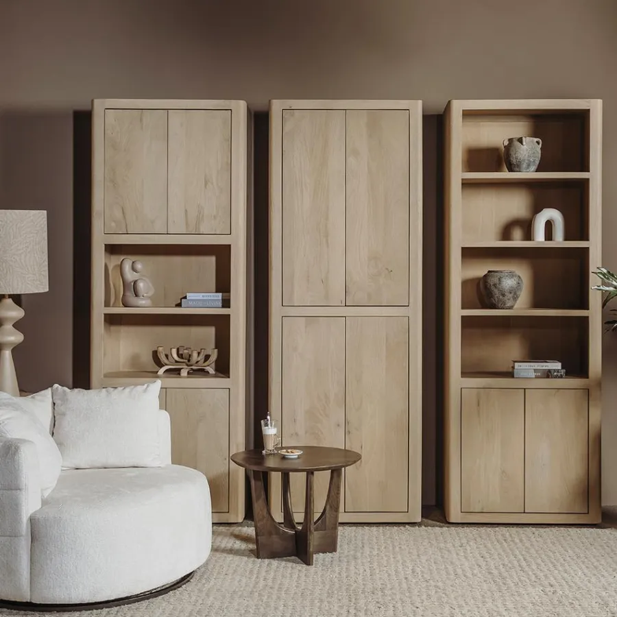 Tower Living Tenna Boekenkast naturel 80 cm Clearance