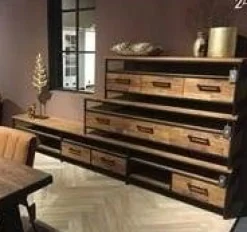 Tower Living TV meubel Livorno Teak - diverse maten Best