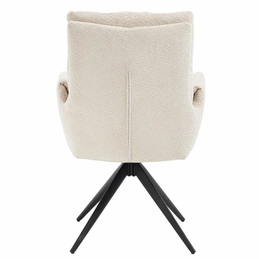 Tower Living Varzo Armstoel - Toro 25 cream (draaibaar) Sale