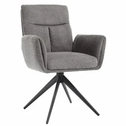 Tower Living Varzo Armstoel - Toro 5 grey (draaibaar)