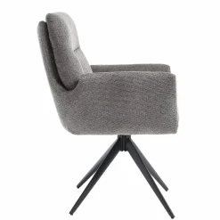 Tower Living Varzo Armstoel - Toro 5 grey (draaibaar)