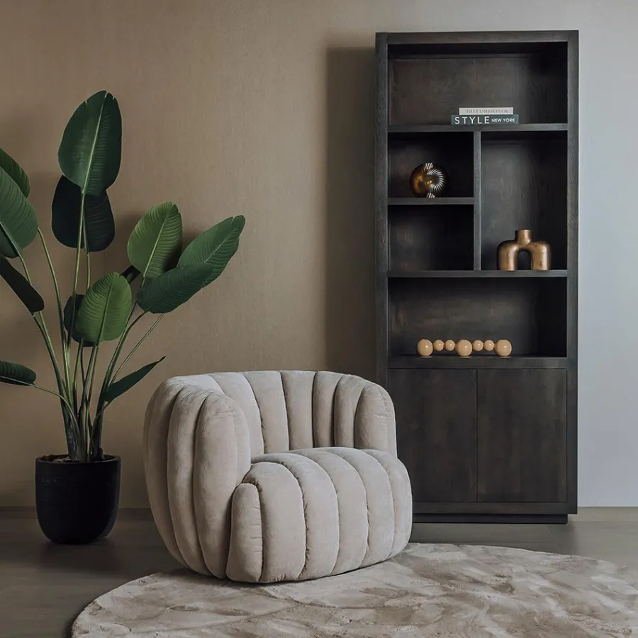 Tower Living Verdi Fauteuil- Maloy 31 beige (draaibaar) Best