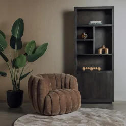 Tower Living Verdi Fauteuil - Maloy 38 mocca (draaibaar) Clearance