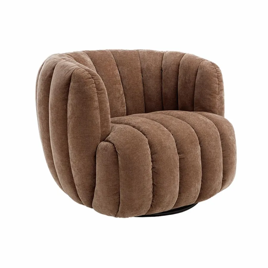 Tower Living Verdi Fauteuil - Maloy 38 mocca (draaibaar) Clearance