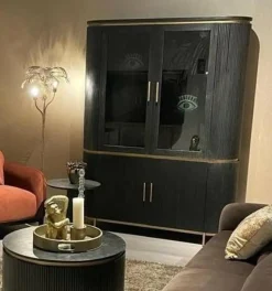 Tower Living Vitrinekast Rivello – 150x45x200