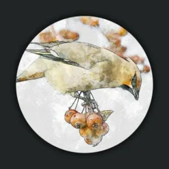 Wandkraft Bright Wings 024 rond Outlet