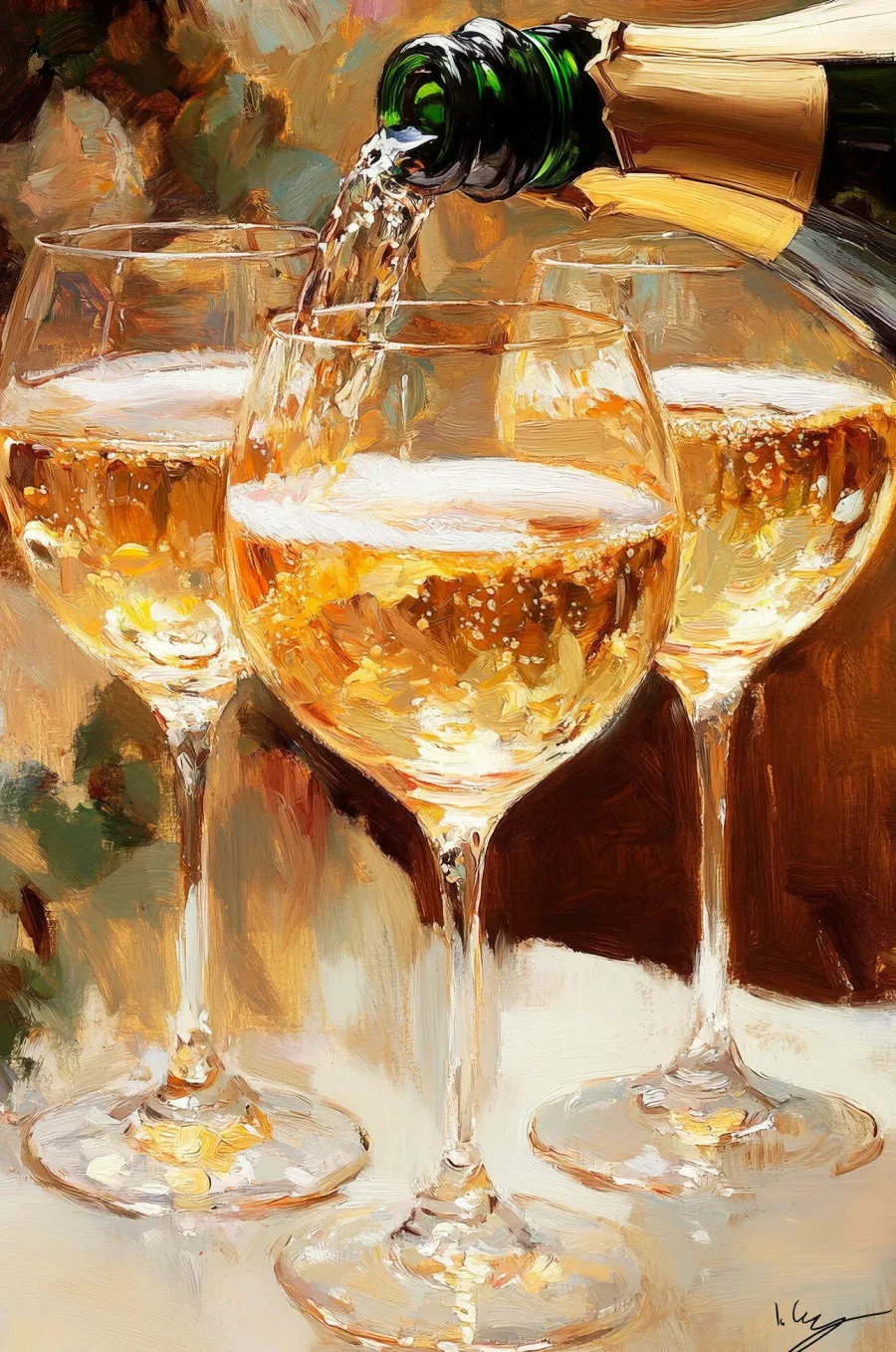 Wandkraft Golden Bubbles Best