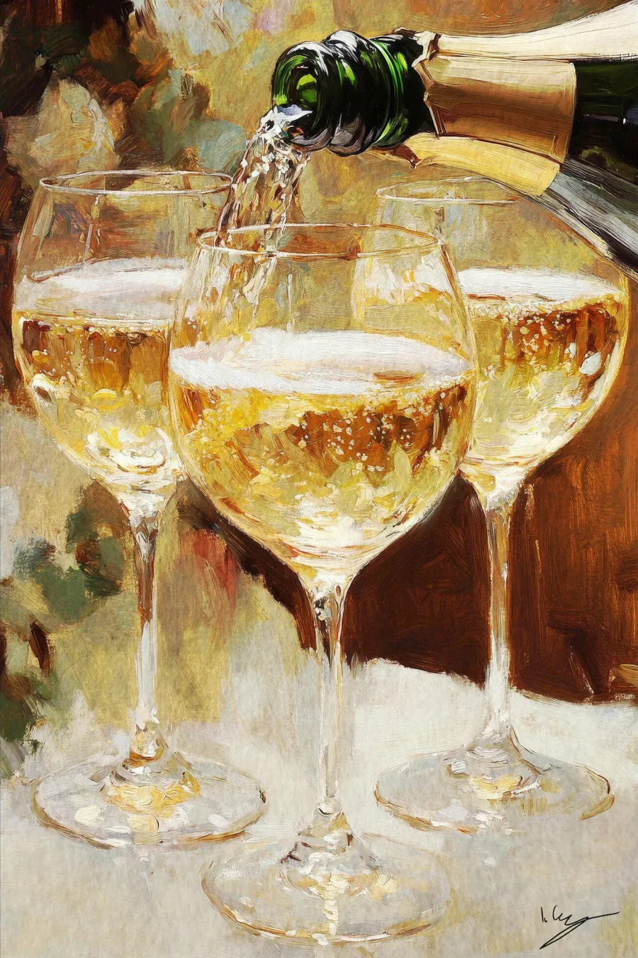 Wandkraft Golden Bubbles Best