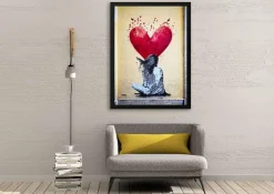 Wandkraft Heart Girl