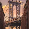 Wandkraft Manhatten Bridge from Brooklyn Street Clearance