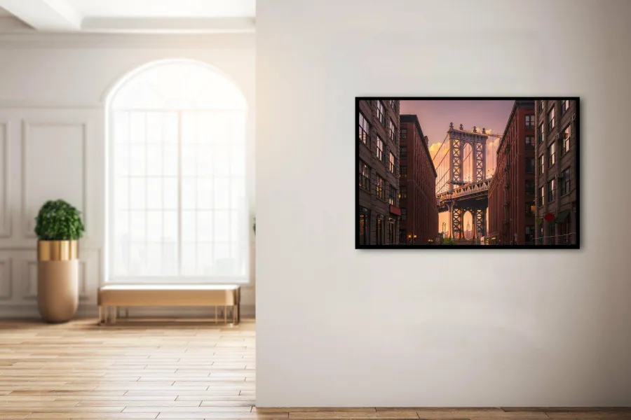 Wandkraft Manhatten Bridge from Brooklyn Street Clearance