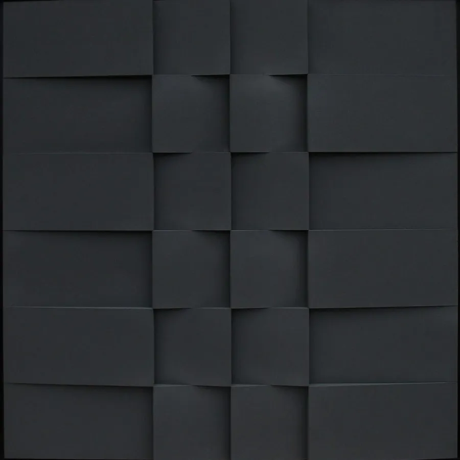 Wandkraft R 72-32 Homage to Jan Schoonhoven 100 x 100 cm Hot