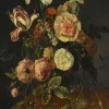Wandkraft Still Life with Flowers by Jacob van Walscapelle Outlet