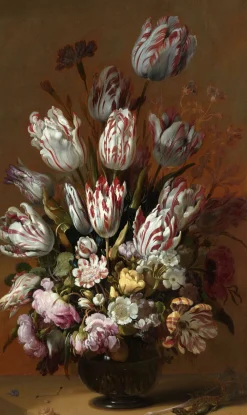 Wandkraft Still life with flowers by Hans Bollongier Sale